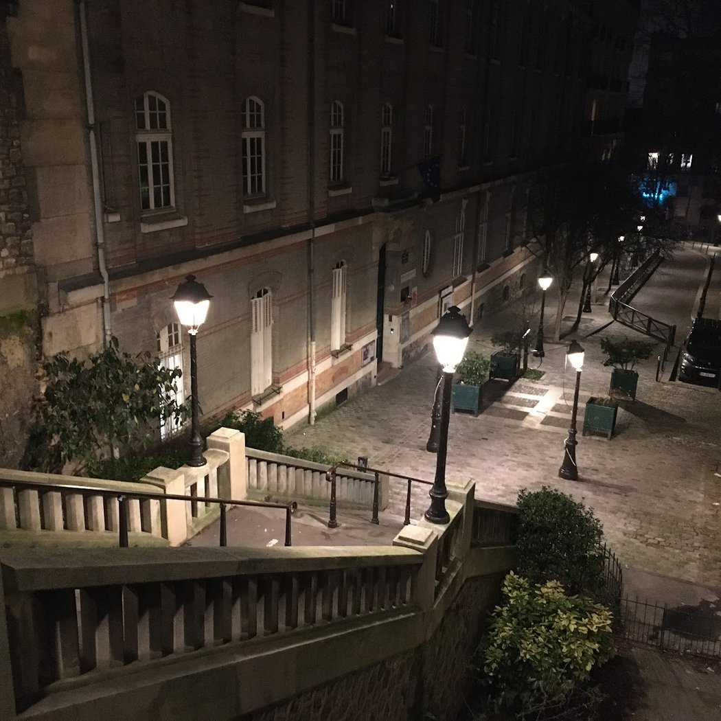 Les escaliers de la rue Girardon 3